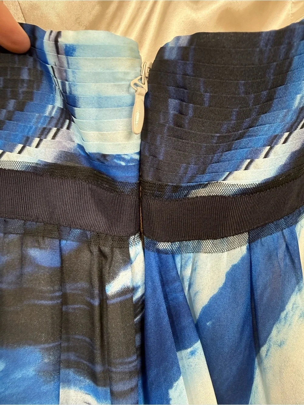 BCBGMaxAzria description sweeping